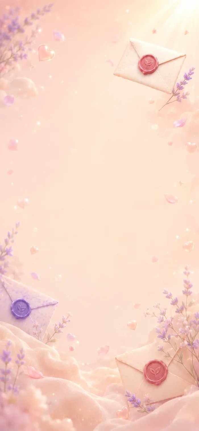 Papel de parede da tela Cartinhas seladas no Love About